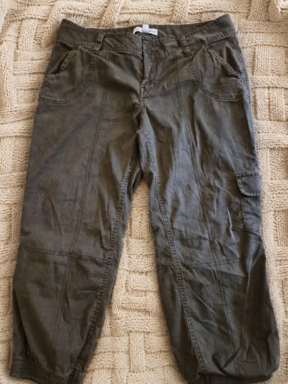 Guess Olive Green Utility Pants